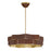 Savoy House Atherton 5 Light Pendant, Warm Brass