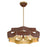 Savoy House Atherton 5 Light Pendant, Warm Brass