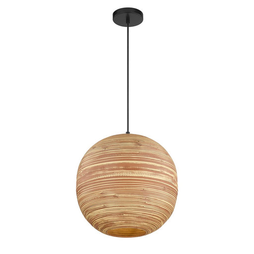 Savoy House Pharr 1 Lt Pendant, Spun, Matte Black - 7-2804-1-89