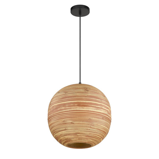 Savoy House Pharr 1 Lt Pendant, Spun, Matte Black