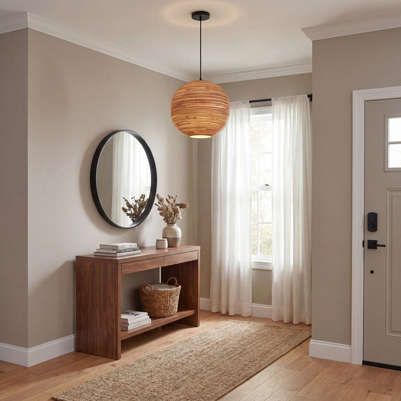 Savoy House Pharr 1 Lt Pendant, Spun, Matte Black