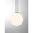 Savoy House Callaway 1-Light Pendant, White Marble/Warm Brass