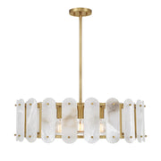 Savoy House Antolini 5 Light Pendant, Warm Brass - 7-2911-5-322