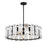 Savoy House Antolini 5 Light Pendant, Black Cashmere