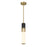 Savoy House Farrell 1 Lt Pendant, White Opal, Warm Brass