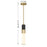 Savoy House Farrell 1 Lt Pendant, White Opal, Warm Brass