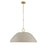 Savoy House Alta 1 Light Pendant, Concrete and Brass - 7-2918-1-156