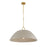 Savoy House Alta 1 Light Pendant, Concrete and Brass