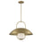 Savoy House Lehigh 1 Lt Pendant, White Opal, Warm Brass