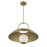 Savoy House Lehigh 1 Lt Pendant, White Opal, Warm Brass