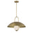 Savoy House Lehigh 1 Lt Pendant, White Opal, Warm Brass