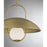 Savoy House Lehigh 1 Lt Pendant, White Opal, Warm Brass