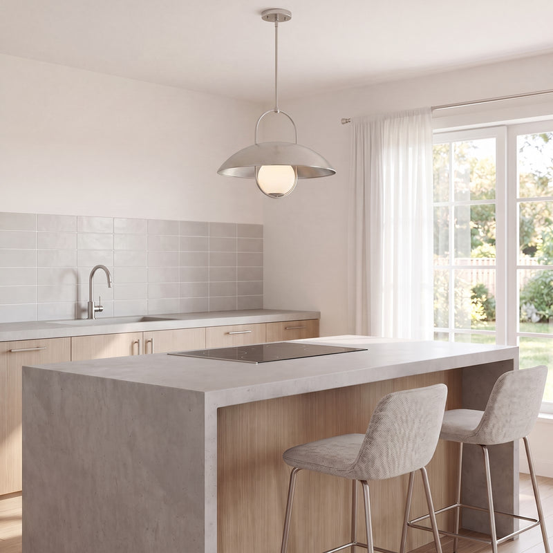 Savoy House Lehigh 1 Lt Pendant/White Opal