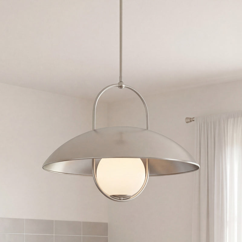 Savoy House Lehigh 1 Lt Pendant/White Opal