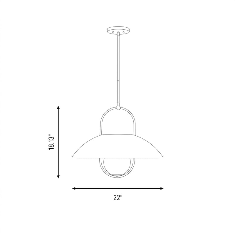Savoy House Lehigh 1 Lt Pendant/White Opal