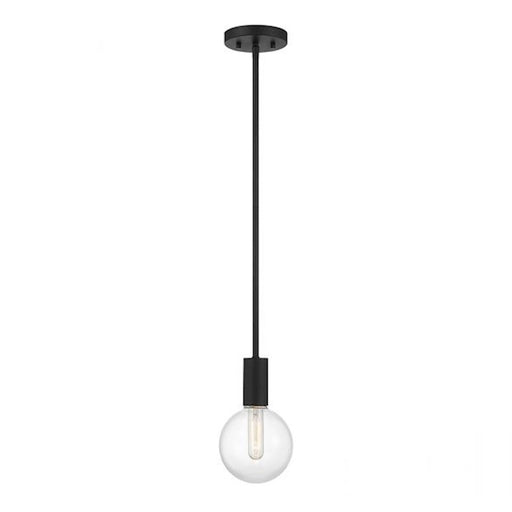 Savoy House Wright 1-Light Mini-Pendant, Matte Black - 7-3075-1-89