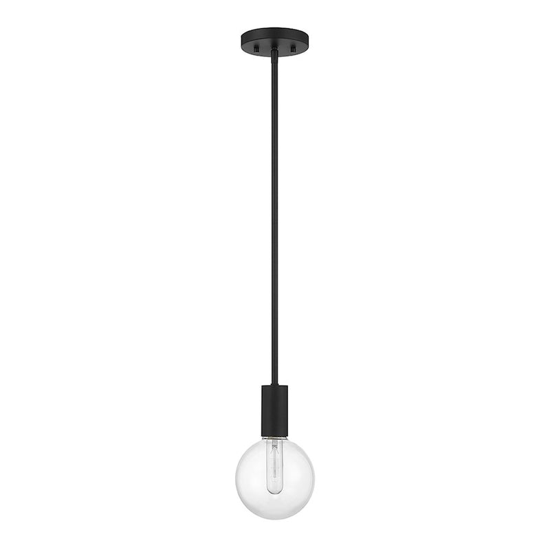 Savoy House Wright 1-Light Mini-Pendant, Matte Black