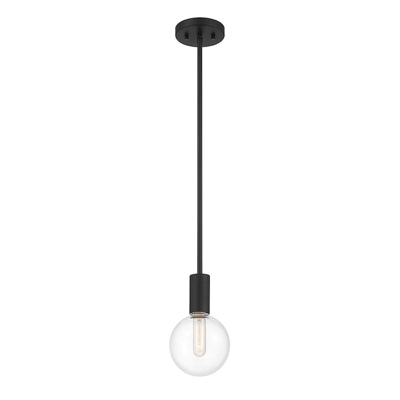 Savoy House Wright 1-Light Mini-Pendant, Matte Black