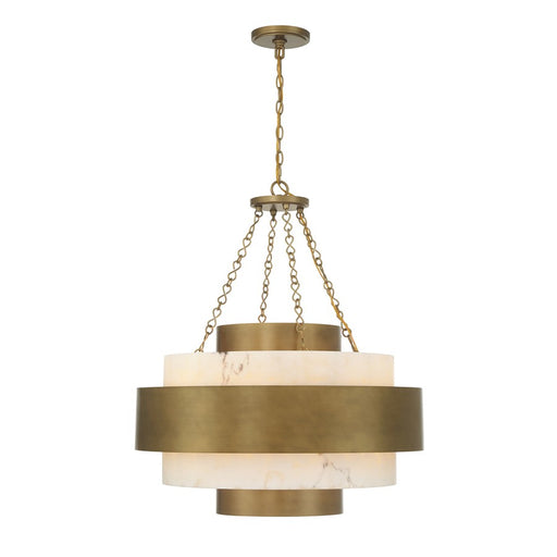 Savoy House Davenport 6 Lt Pendant, Antique Patina - 7-3091-6-339