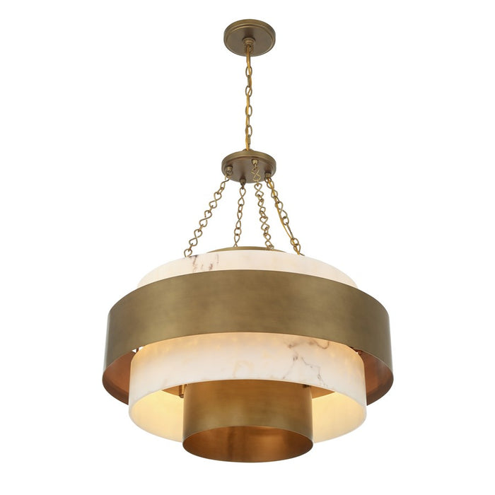 Savoy House Davenport 6 Lt Pendant, Antique Patina
