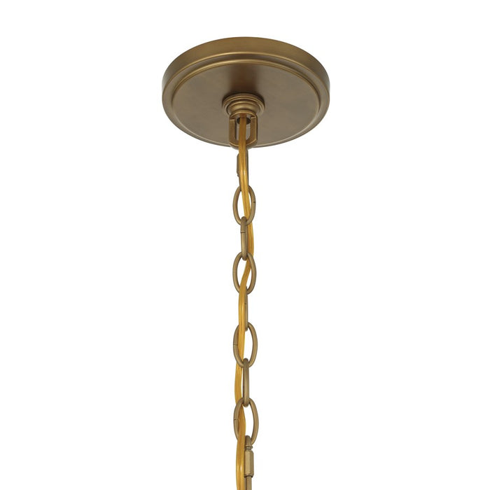 Savoy House Davenport 6 Lt Pendant, Antique Patina