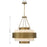 Savoy House Davenport 6 Lt Pendant, Antique Patina