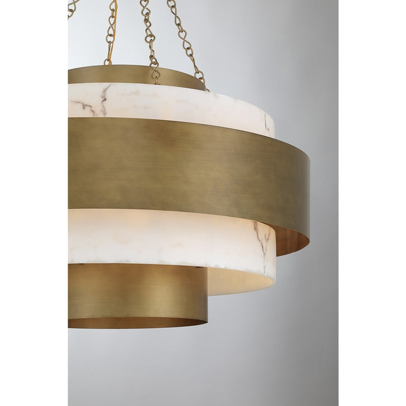 Savoy House Davenport 8 Lt Pendant, Antique Patina