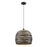 Savoy House Jamsen 1 Light Pendant, Black Bamboo
