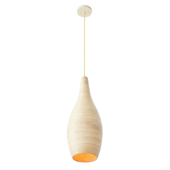 Savoy House Jean 1 Light Pendant, Natural Bamboo