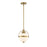 Savoy House Westbourne 1-Light 12" Pendant, Warm Brass