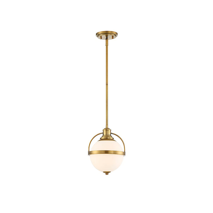 Savoy House Westbourne 1-Light 12" Pendant, Warm Brass