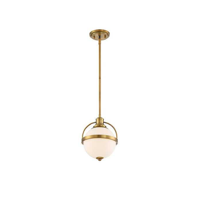 Savoy House Westbourne 1-Light 12" Pendant, Warm Brass