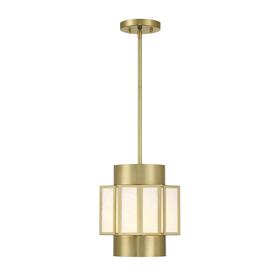 Savoy House Gideon 3-Light Pendant, Warm Brass - 7-3168-3-322