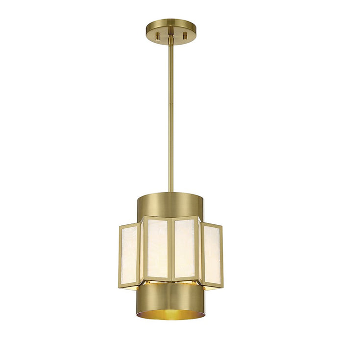 Savoy House Gideon 3-Light Pendant, Warm Brass