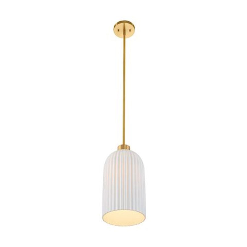 Savoy House Isla Blanca 1-Light Pendant, Warm Brass