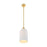 Savoy House Isla Blanca 1-Light Pendant, Warm Brass