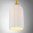 Savoy House Isla Blanca 1-Light Pendant, Warm Brass