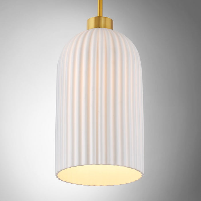 Savoy House Isla Blanca 1-Light Pendant, Warm Brass