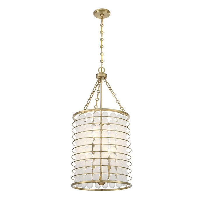 Savoy House Byron 6-Light Pendant, Warm Brass