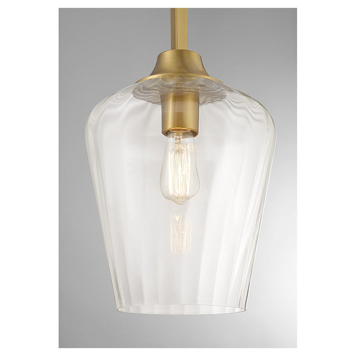 Savoy House Carlton 1-Light Pendant, Warm Brass