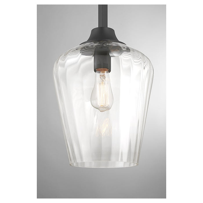 Savoy House Carlton 1-Light Pendant, Matte Black