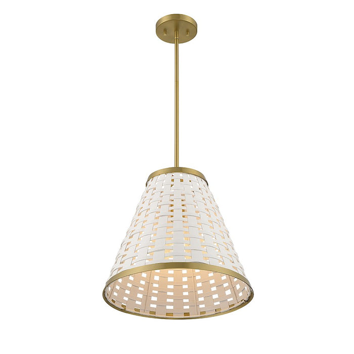 Savoy House Aster 1-Light Pendant, Warm Brass