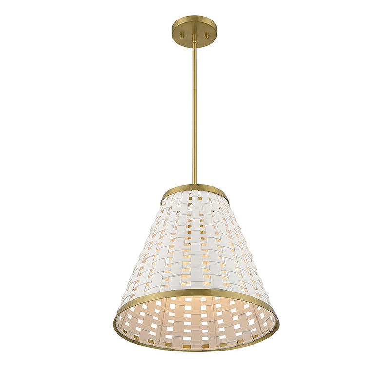 Savoy House Aster 1-Light Pendant, Warm Brass