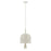 Savoy House Lunara 3 Lt Pendant, Cotton/White Cotton, Cotton