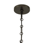 Savoy House Stern 16in 3-Light Pendant | Vintage Mediterranean Bronze and Clear Crackled Glass | Kitchen Island & Dining Room | 16 in | Model 7-3699-3-15