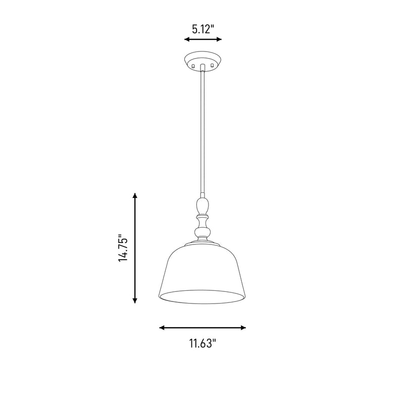 Savoy House Berg 1 Light Pendant