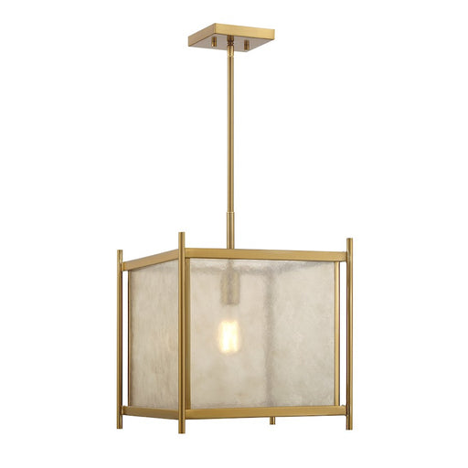 Savoy House Jacobs 1-Light Pendant, Warm Brass - 7-3801-1-322