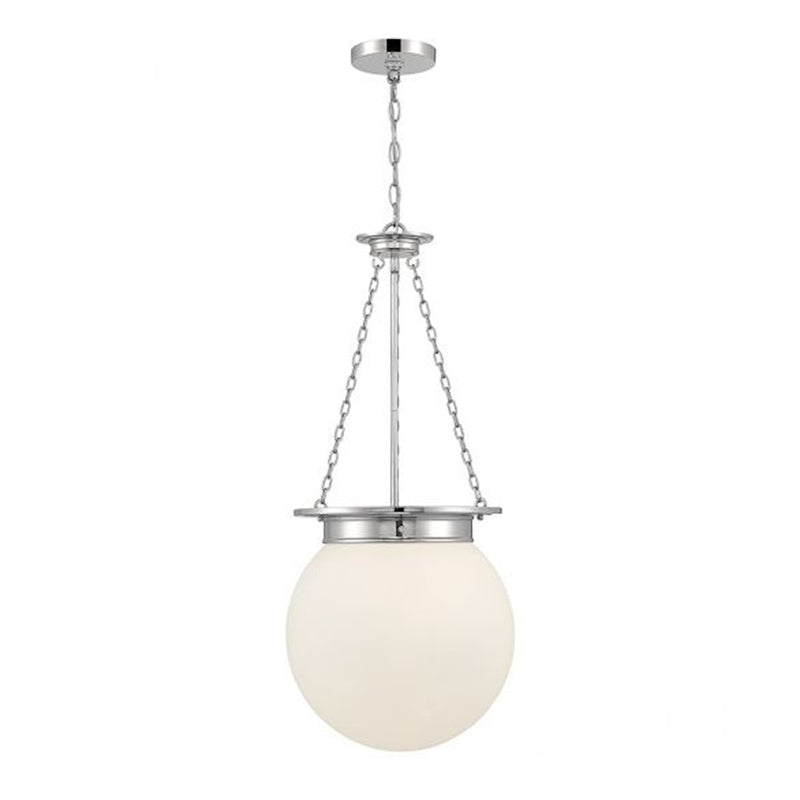 Savoy House Manor 3-Light Pendant, Polished Nickel