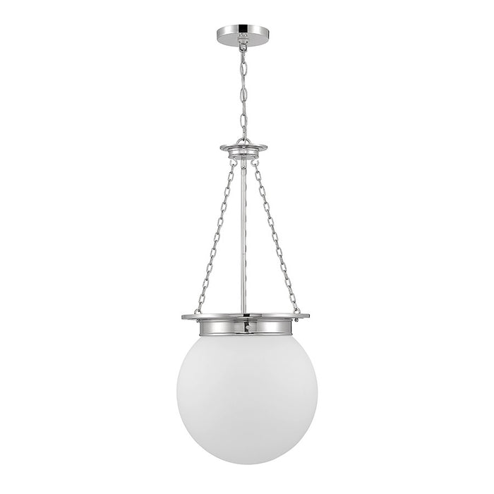 Savoy House Manor 3-Light Pendant, Polished Nickel