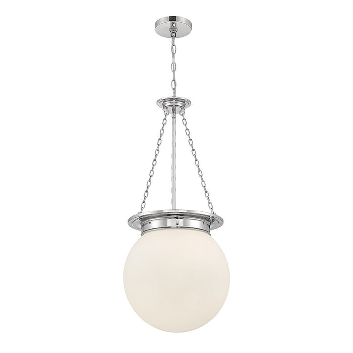 Savoy House Manor 3-Light Pendant, Polished Nickel